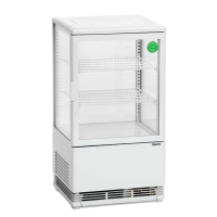 Kylmävitriini 58L Bartscher 700258G valkoinen