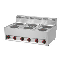 Sähköliesi 6x2kW Rmgastro SP90ELS