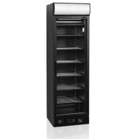Pakastekaappi Tefcold UFSC370GCP Black lasiovella