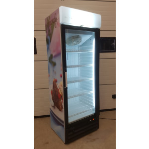 Myydään käytetty lasiovellinen pakastekaappi FV400-E4VA