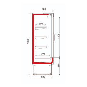 Myyntikylmiö Oscartielle Swan Doors H180
