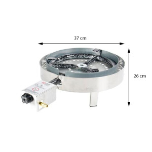 Kaasuliesi 6.5 kW 40 cm GrillSymbol TW 460
