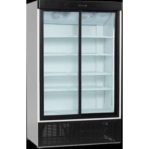 Kylmäkaappi Tefcold FS1202S liukulasiovilla