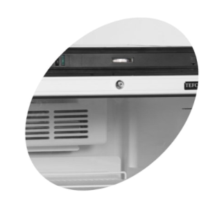 Kylmäkaappi Tefcold FS2380 lasiovilla