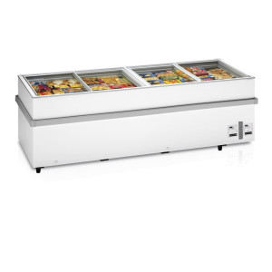 Pakasteallas Tefcold SSF250 liukulasikansilla