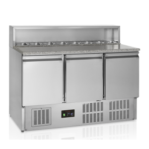Pizzatyöpöytä Tefcold GP93 graniittipöydällä