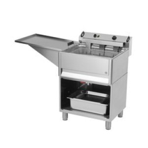 Rasvakeitin telineellä+ ramppi 30L RMgastro FE60/P+OP60 15kW