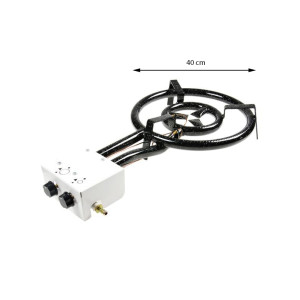 Rengaspoltin sisäkäyttöön 13.5 kW 40 cm GrillSymbol IB 400