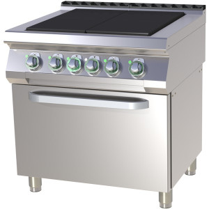 Tehosähköliesi kiertoilmauunilla 15.1kW RM Gastro Line 700,  800 mm