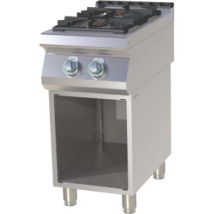 Teho kaasuliesi jalustalla 12.5kw RM Gastro Line 700, 400 mm