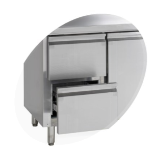 Työtaso kylmäkaapeilla Tefcold CK7210/SP