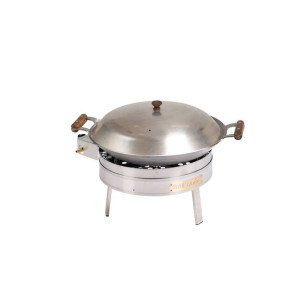 Wokkipannusetti ulkokäyttöön PRO 450 inox