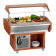 Kylmäbuffet graniitti tasoilla GN 1/1-150 SBM3